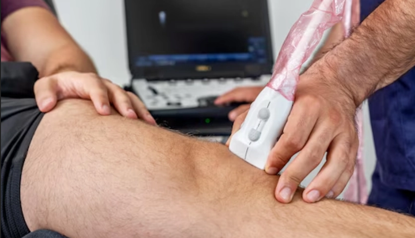 Infiltração guiada por ultrassom no joelho: precisão e alívio para a dor articular